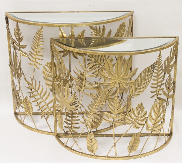 Jungle Glamour, stolik boczny, kpl.2szt, wys.76 / 67.5cm