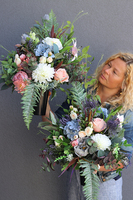 Tedano, elegancki bukiet / dekoracja nagrobna, dł.57cm