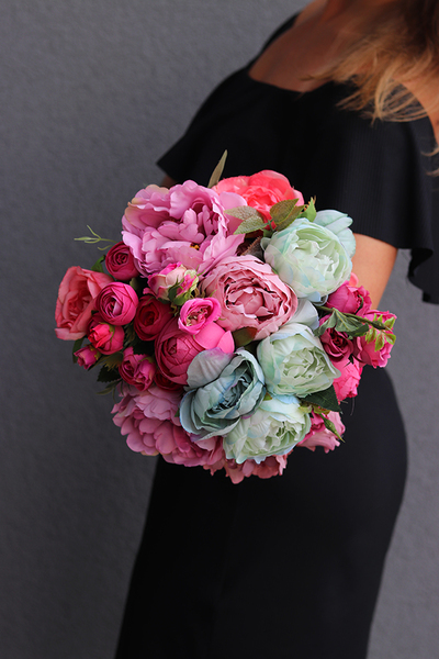 Caryca Renato, komplet dekoracji, kosz + bukiet