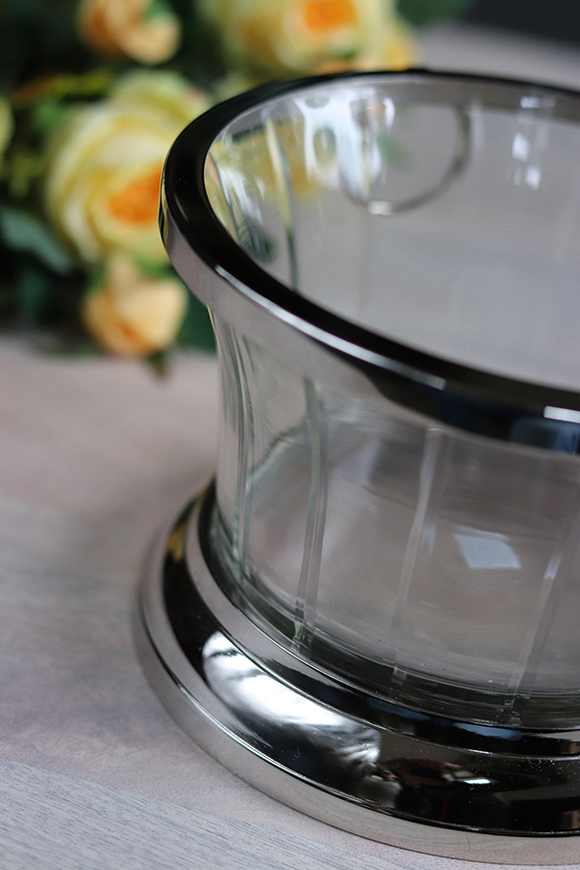 Glamour Spring, kryształowy cooler / pojemnik na lód, wym.11x16cm 