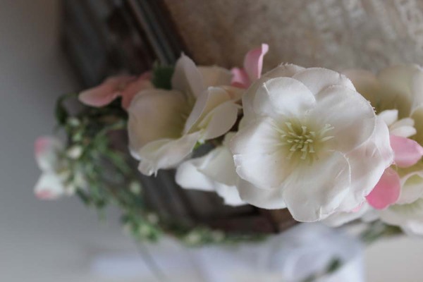 delikatny kwiatowy wianek na głowę, Florence, rozmiar uniwersalny