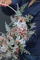 Lunatto Subtelle, wyjątkowy wianek na drzwi na obręczy, śr.52cm