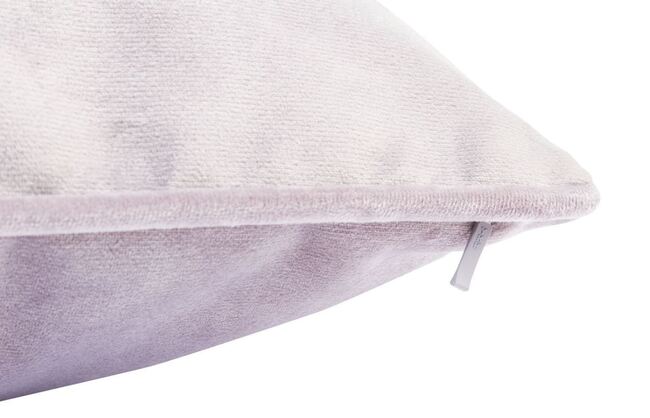 poduszka dekoracyjna welurowa, Velvetia, szary fiolet, wym.50x50cm
