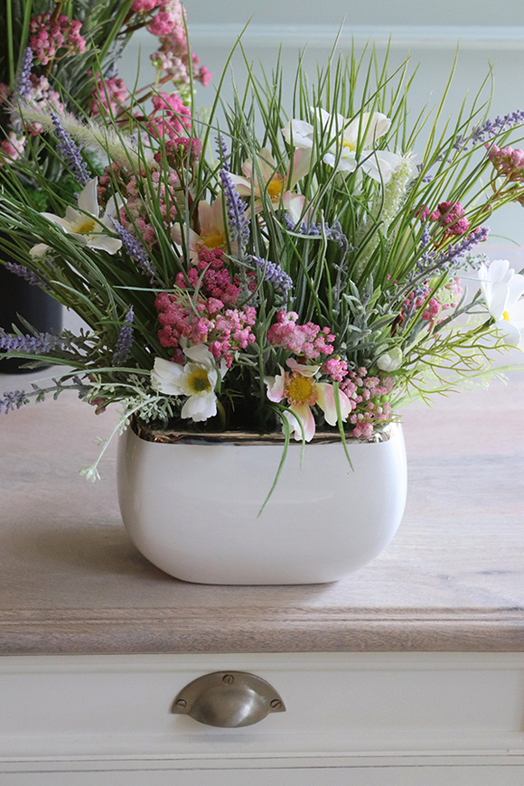 kompozycja traw i polnych kwiatów, Łąka Silvietta, wys.37cm