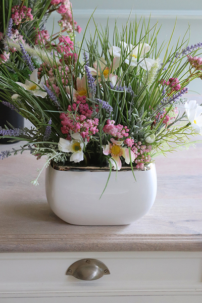 kompozycja traw i polnych kwiatów, Łąka Silvietta, wys.37cm