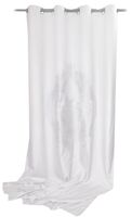 Zefirra, elegancka zasłona, biała, 140x270cm