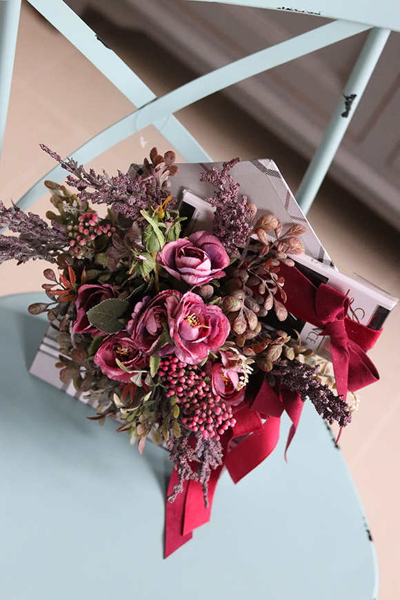 bardzo urocza koperta flowerbox z czekoladą, Relano, wym.30x35cm 