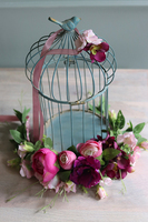 Clarina, kwiatowa bransoletka / opaska na rękę, rozmiar uniwersalny