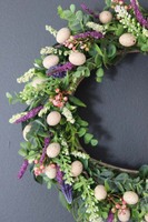 dekoracyjny wianek na drzwi Jajka Wielkanocne, śr.34cm