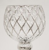 elegancki świecznik glamour, Forester Crystal, wys.30cm