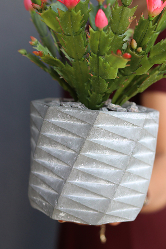 dekoracyjna kompozycja z grudnikiem, Remina, wys.30cm