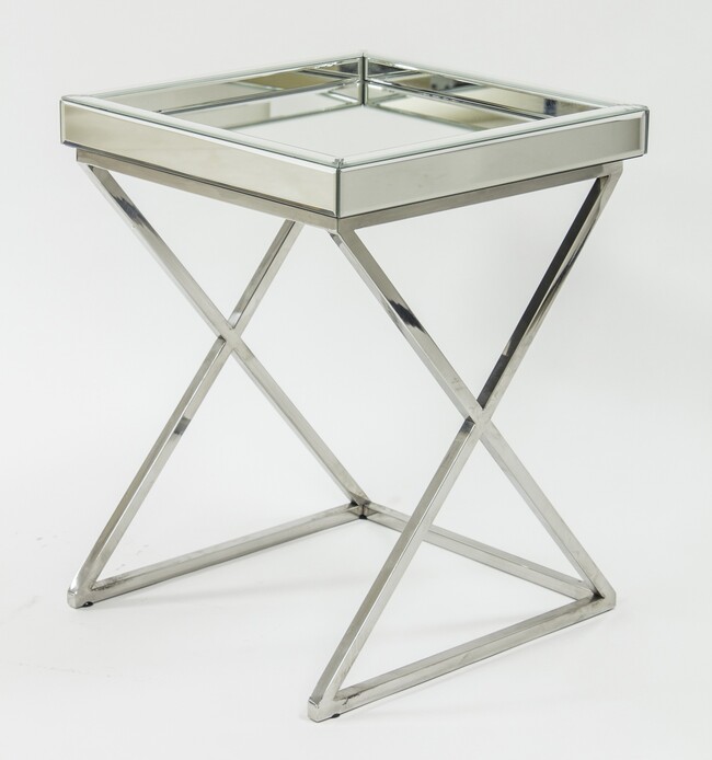 Kelsier, stylowy stolik boczny, wym.51x40x40cm