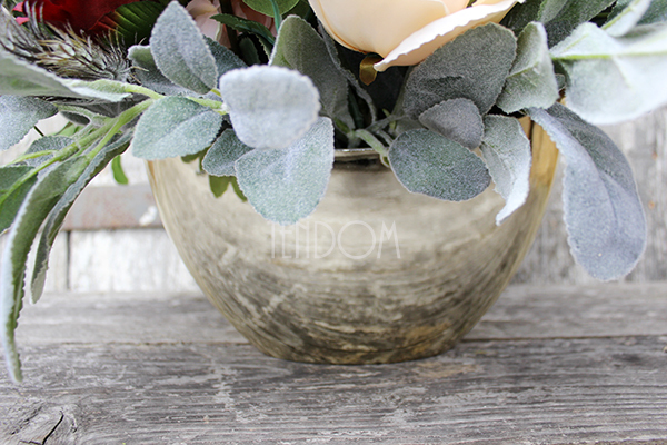 bukiet / kwiatowa kompozycja England Gold mniejsza wys.35cm 