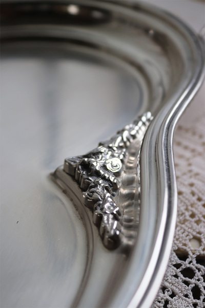 posrebrzana taca Valencia 50x36cm