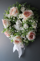 wianek dekoracyjny Komunijny Anioł, śr.32cm