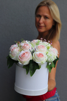 Benata Premium, box / bukiet / kompozycja kwiatowa, wys.26cm