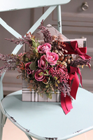 bardzo urocza koperta flowerbox z czekoladą, Relano, wym.30x35cm 