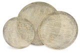 Indie Gold, stylowa taca metalowa, kpl.3szt