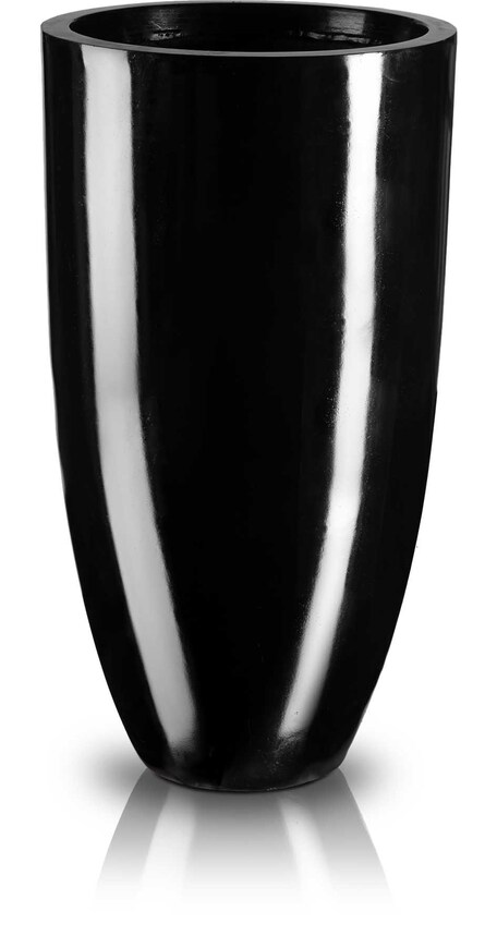 Fiberglass Fiber donica cygaro Black 32x62cm