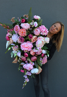 Dalila dekoracja / wiązanka nagrobna, dł.115cm 