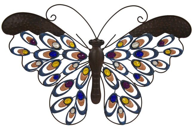 Butterfly 2, dekoracja ścienna motyl, wym.41x64.5cm