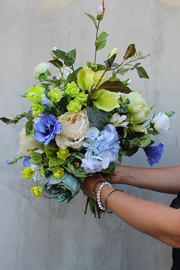 bukiet / dekoracja kwiatowa do wazonu Samanta, wys.60cm 