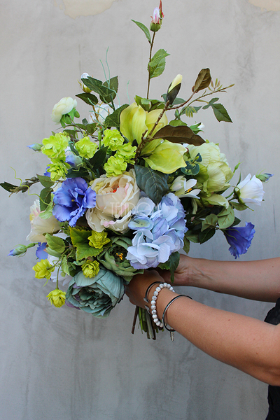 bukiet / dekoracja kwiatowa do wazonu Samanta, wys.60cm 