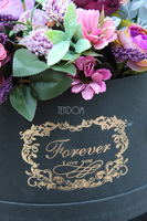 Jesienna Aura, kompozycja kwiatowa / bukiet / flowerbox wys.34cm 