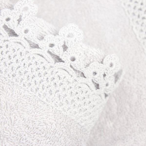 bawełniany ręcznik Ella biały, wym. 70x140cm
