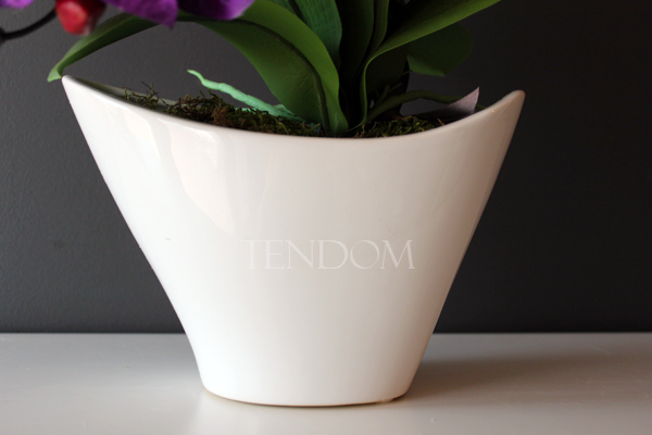 ciekawy storczyk sztuczny Castello Fiolet, wys.55cm