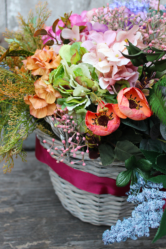 Bogactwo Natury, kosz jesienny, wys.38cm