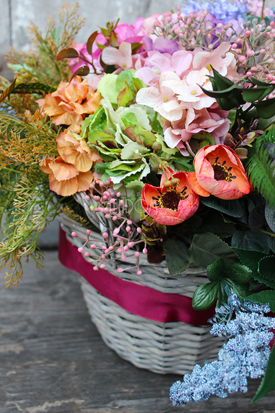 Bogactwo Natury, kosz jesienny, wys.38cm