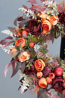 Orange Fall, bogaty wianek jesienny, śr.43cm 