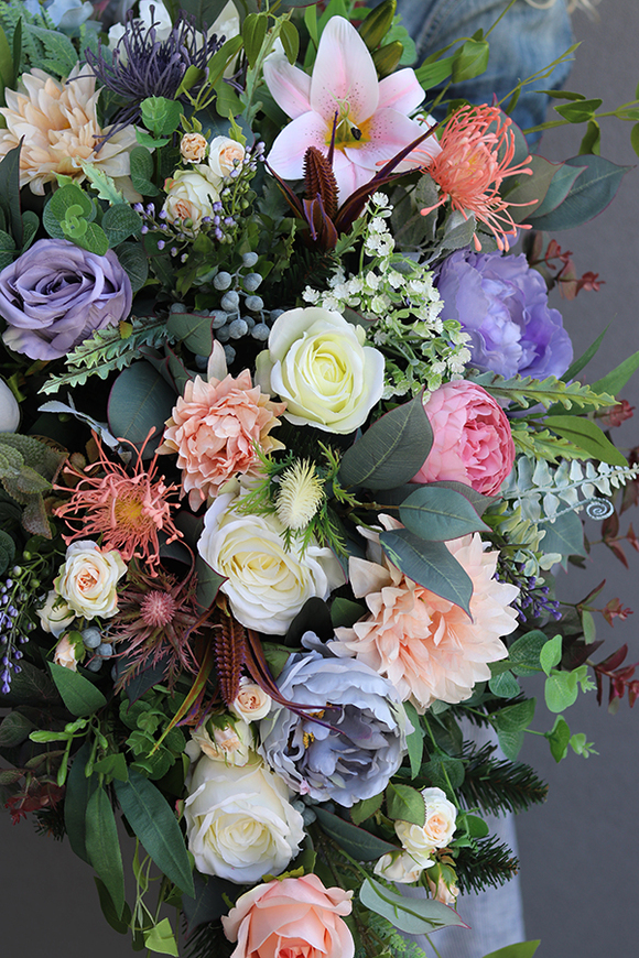 Tedano, komplet ekskluzywnych dekoracji nagrobnych, wiązanka+bukiet