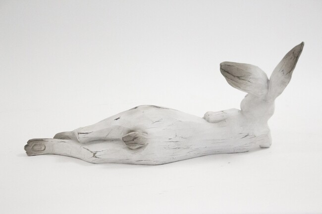 figurka zając / królik, Wielkanocna Siesta, wym.20x46x14.5cm
