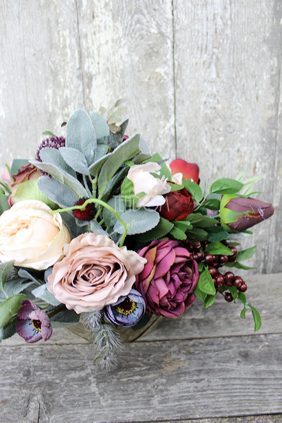 bukiet / kwiatowa kompozycja England Gold mniejsza wys.35cm 