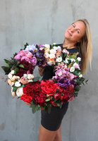 jesienna Caryca Katarzyna, wianek na drzwi, śr.55cm  