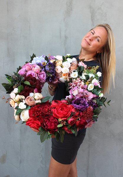 jesienna Caryca Katarzyna, wianek na drzwi, śr.55cm  