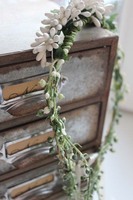 biały komunijny wianek na głowę, Laura, rozmiar uniwersalny