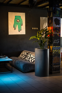 Tilla donica ciemny marmurek z wewnętrzną półką 49x90cm