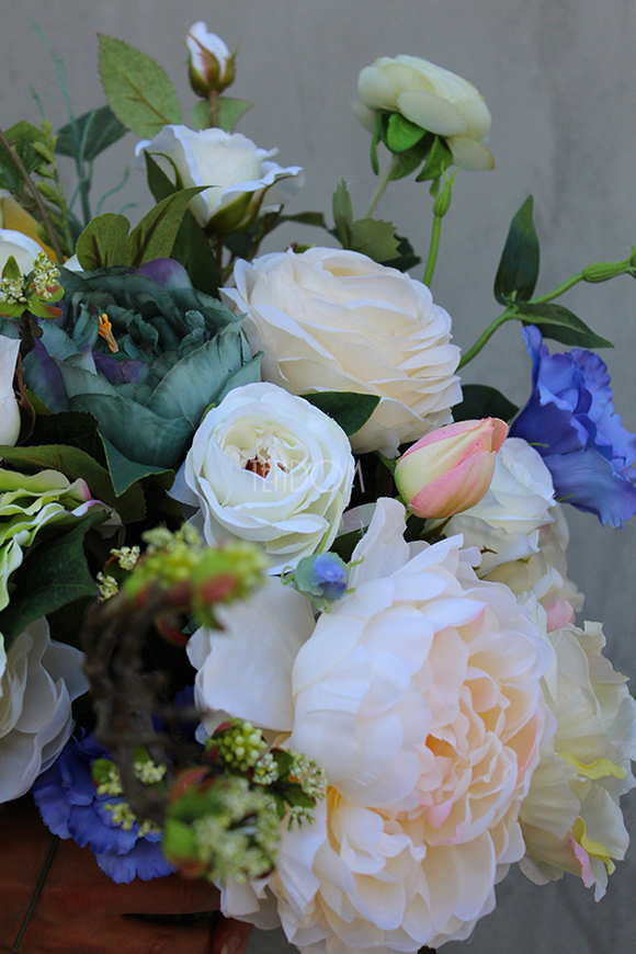 bukiet / dekoracja kwiatowa do wazonu Samanta, wys.60cm 