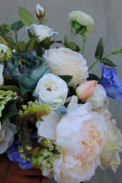 bukiet / dekoracja kwiatowa do wazonu Samanta, wys.60cm 