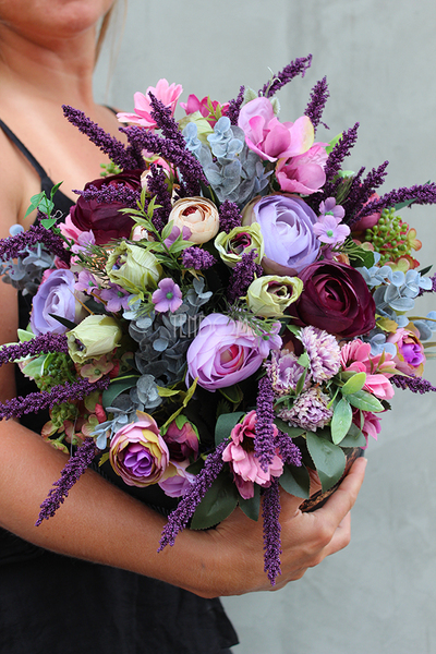 Jesienna Aura, kompozycja kwiatowa / bukiet / flowerbox wys.34cm 