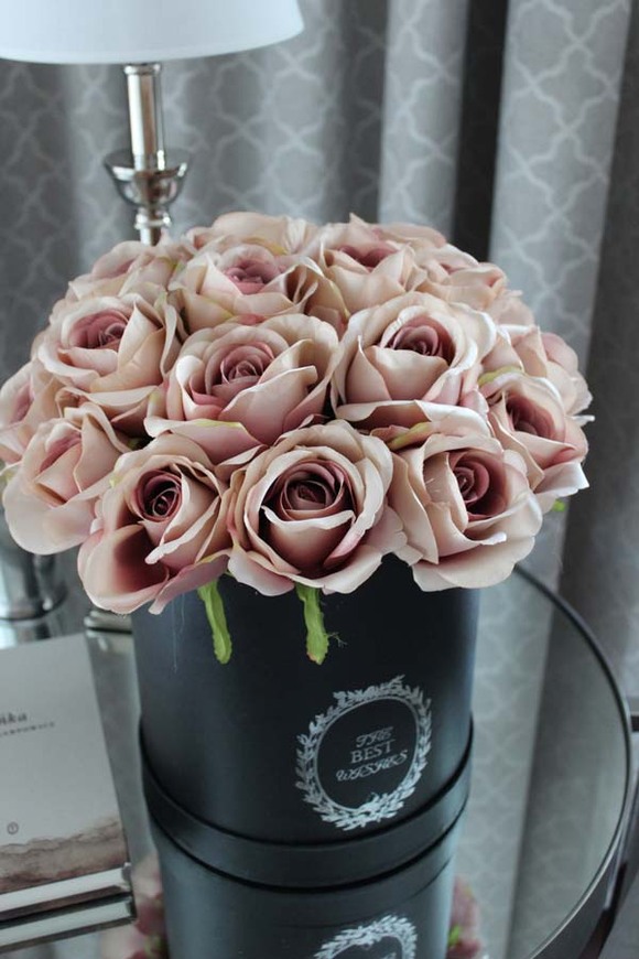 bukiet, Flowerbox / kompozycja Sonata, wys.35cm