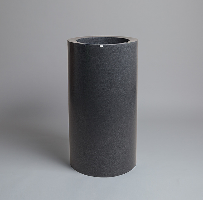 Tilla donica ciemny marmurek z wewnętrzną półką 49x90cm