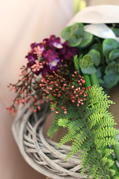 oryginalna dekoracja nagrobna Kalla 3, dł.80cm, śr.28cm