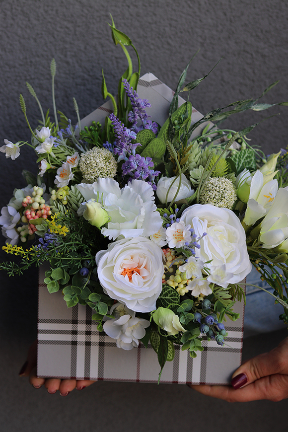 box - koperta z kwiatami, Terenina, wym.30x20x6.5cm