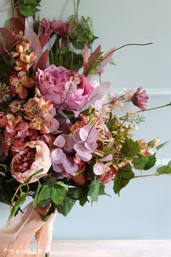 elegancki bukiet nagrobny, Perlita, dł.60cm