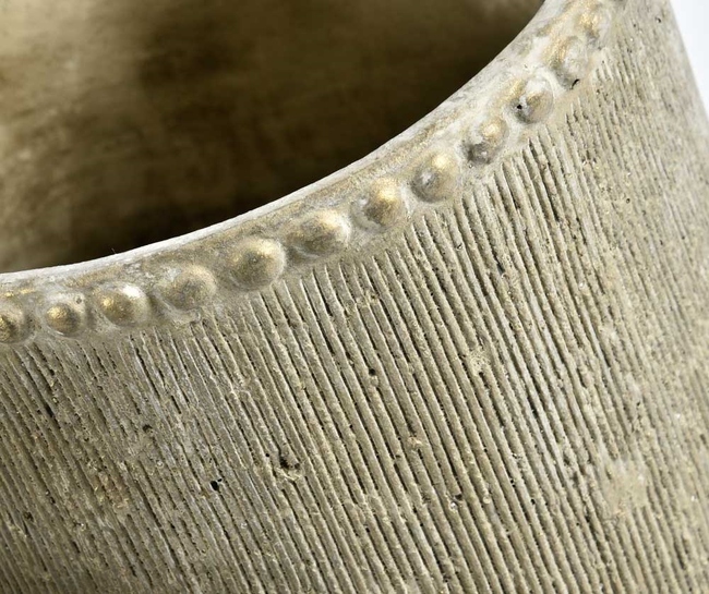 Casa Creme C piaskowa osłonka / donica, kpl. 2szt., wym.11x11x12.5cm