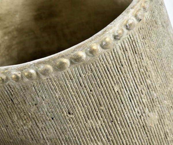 Casa Creme C piaskowa osłonka / donica, kpl. 2szt., wym.11x11x12.5cm